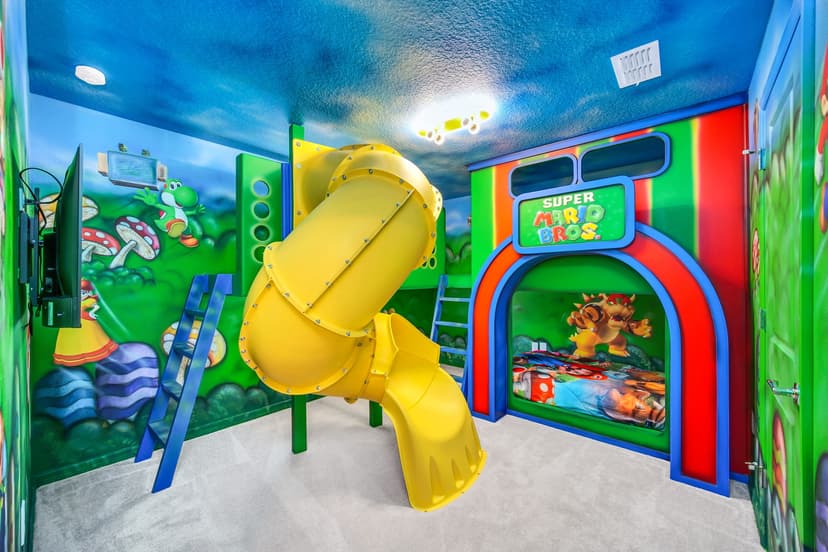 Mario Bros Themed Bedroom